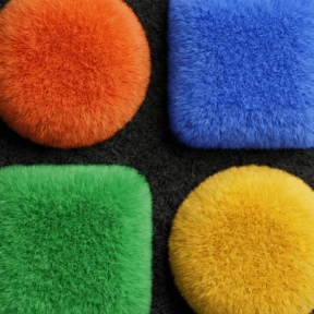 Fluffy Dark Widgets