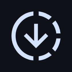 Punch-hole Download Progress
