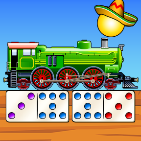 Mexican Train Dominoes Gold