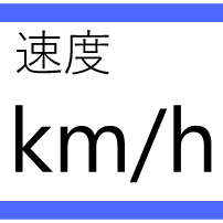 Blue Square Speedometer